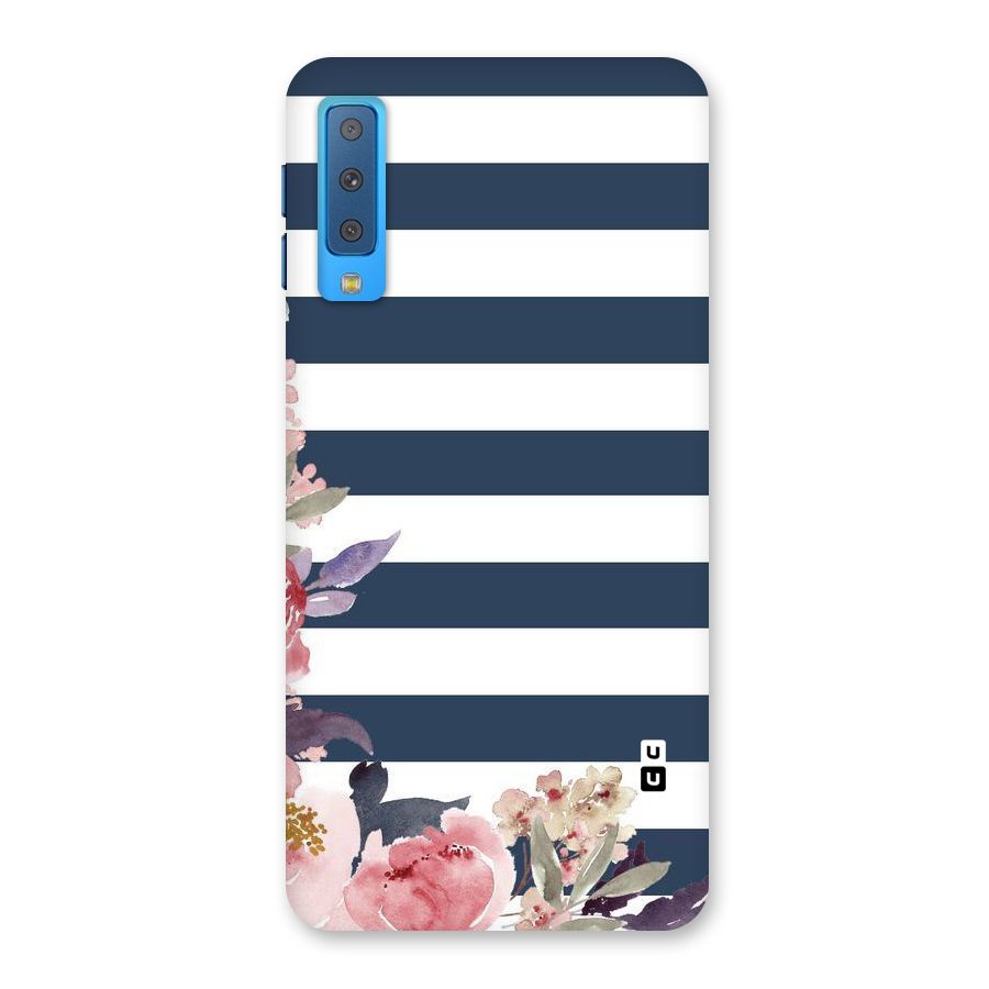 Floral Water Art Back Case for Galaxy A7 (2018)