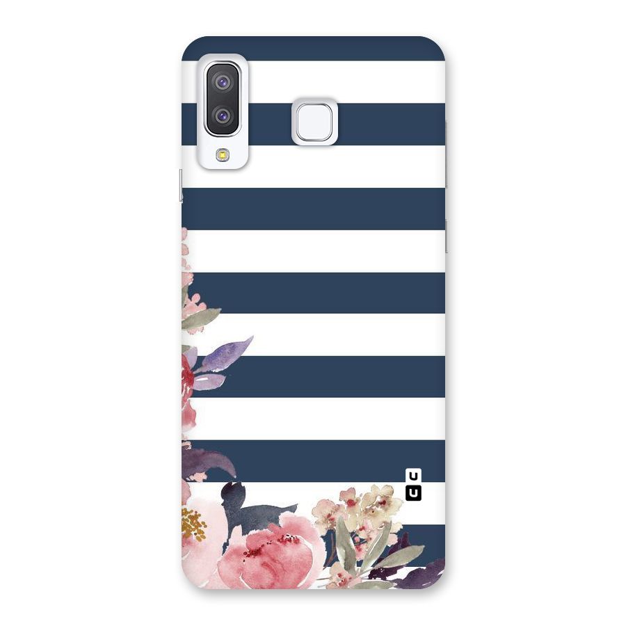 Floral Water Art Back Case for Galaxy A8 Star