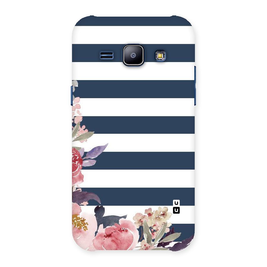 Floral Water Art Back Case for Galaxy J1