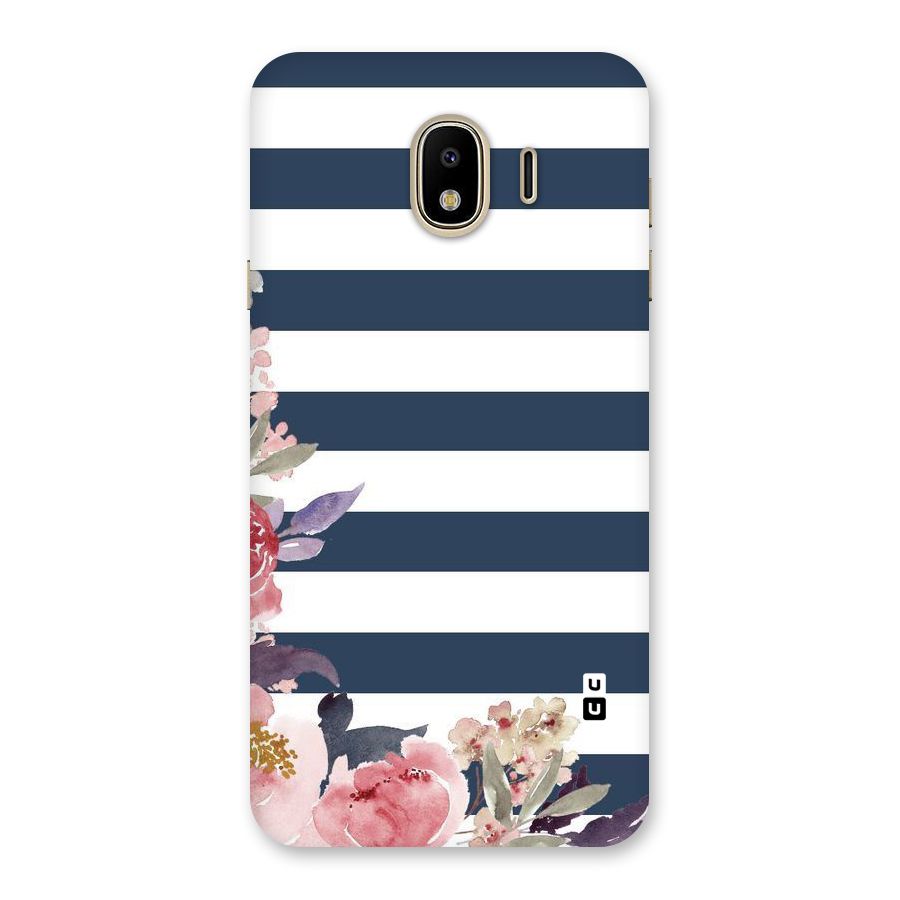 Floral Water Art Back Case for Galaxy J4