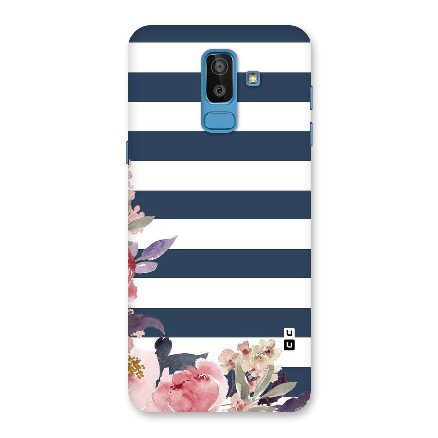 Floral Water Art Back Case for Galaxy J8