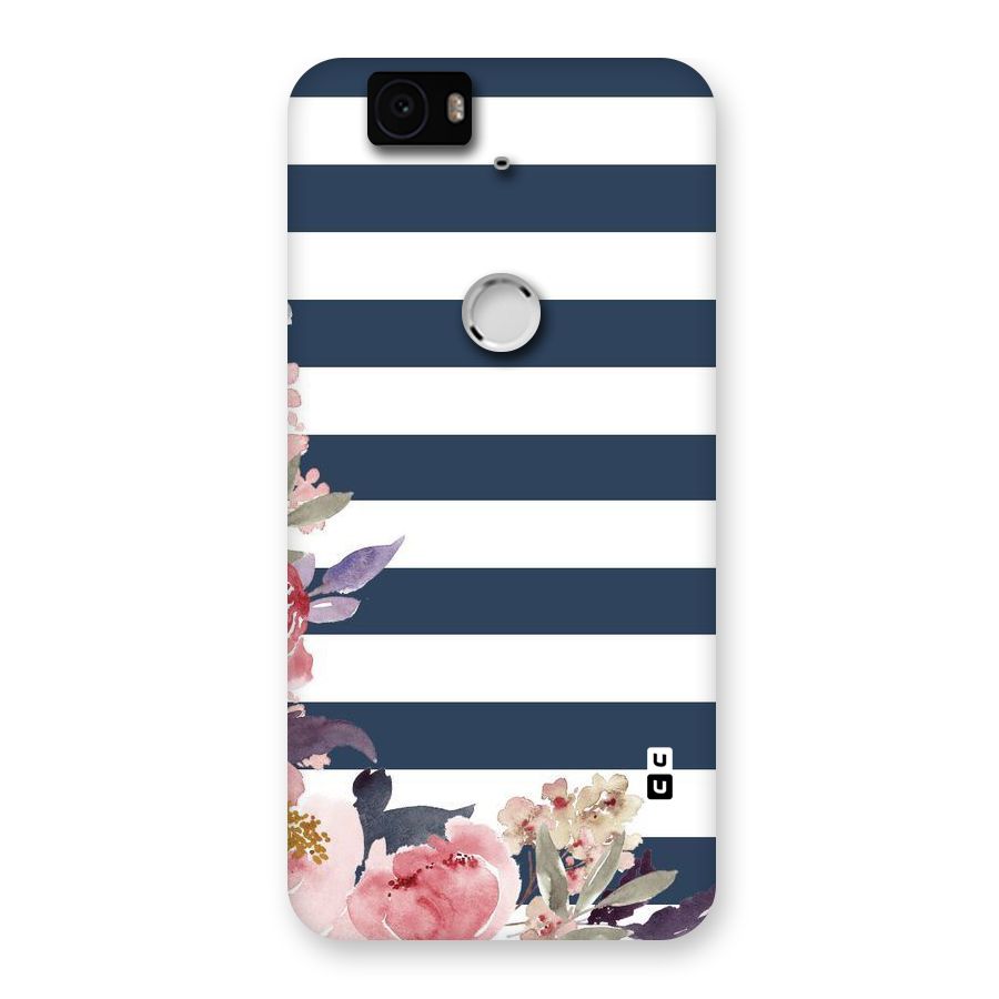 Floral Water Art Back Case for Google Nexus-6P