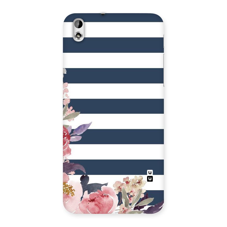 Floral Water Art Back Case for HTC Desire 816g