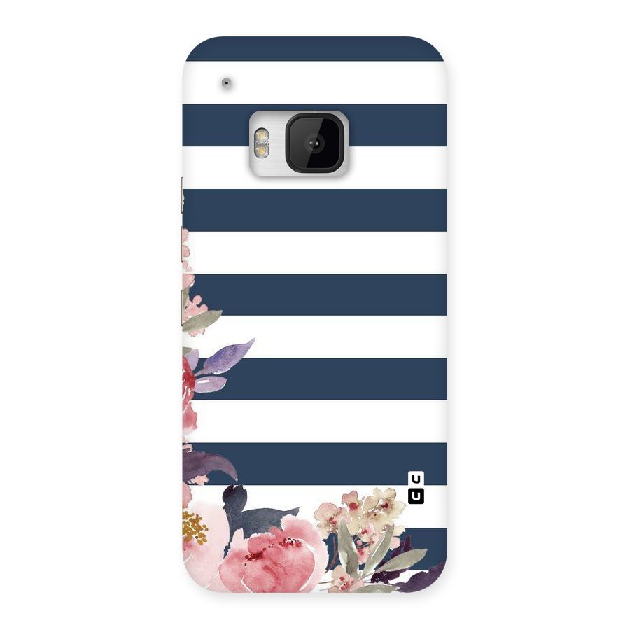 Floral Water Art Back Case for HTC One M9
