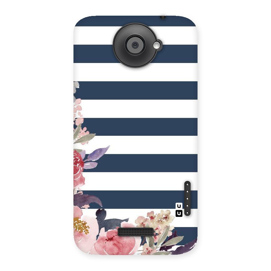 Floral Water Art Back Case for HTC One X