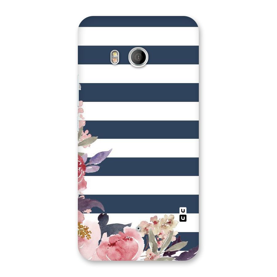 Floral Water Art Back Case for HTC U11