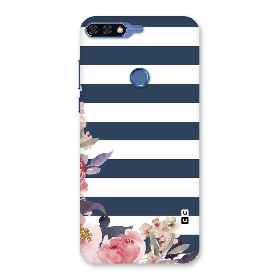 Floral Water Art Back Case for Honor 7C