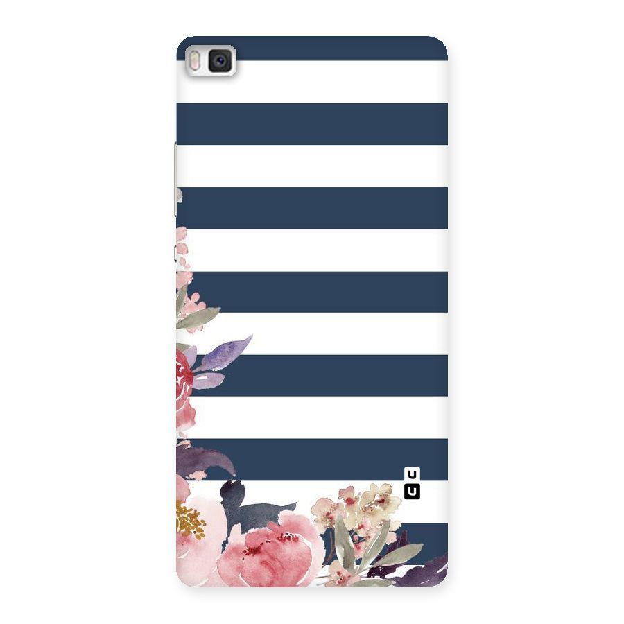 Floral Water Art Back Case for Huawei P8