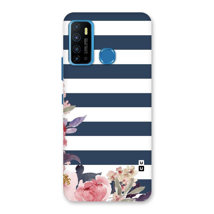 Floral Water Art Back Case for Infinix Hot 9