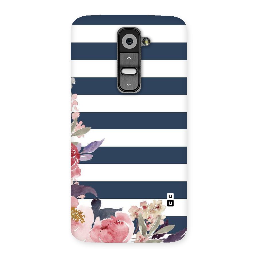 Floral Water Art Back Case for LG G2