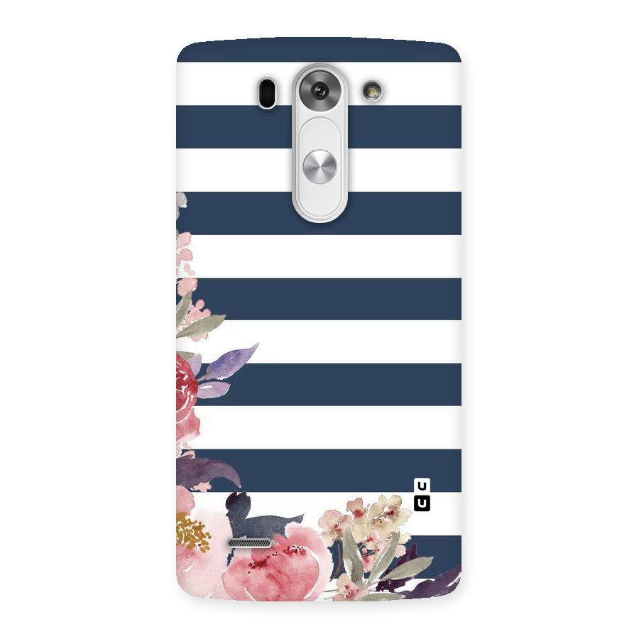 Floral Water Art Back Case for LG G3 Beat