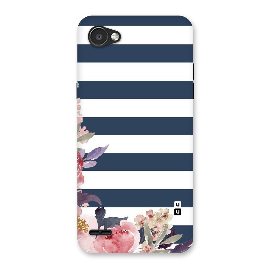 Floral Water Art Back Case for LG Q6