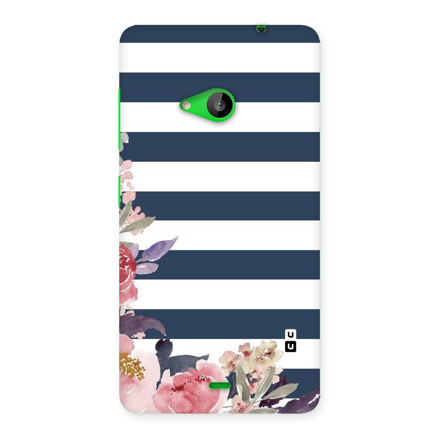 Floral Water Art Back Case for Lumia 535