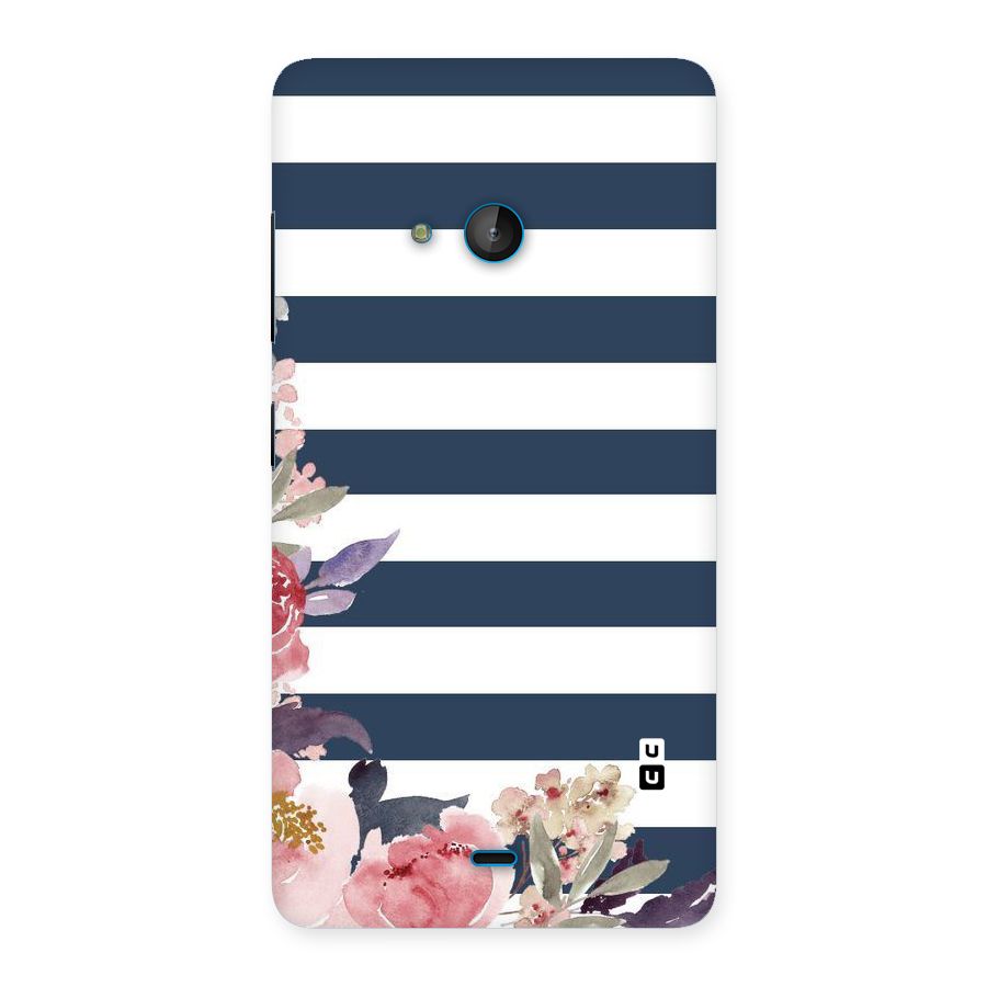 Floral Water Art Back Case for Lumia 540