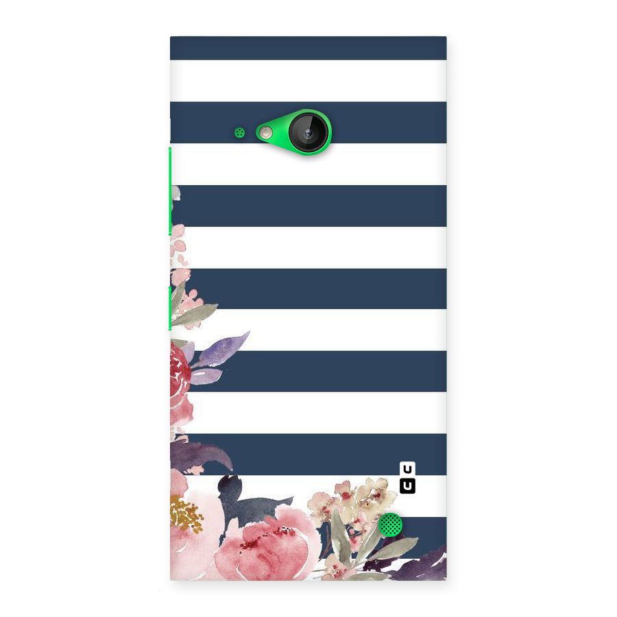 Floral Water Art Back Case for Lumia 730