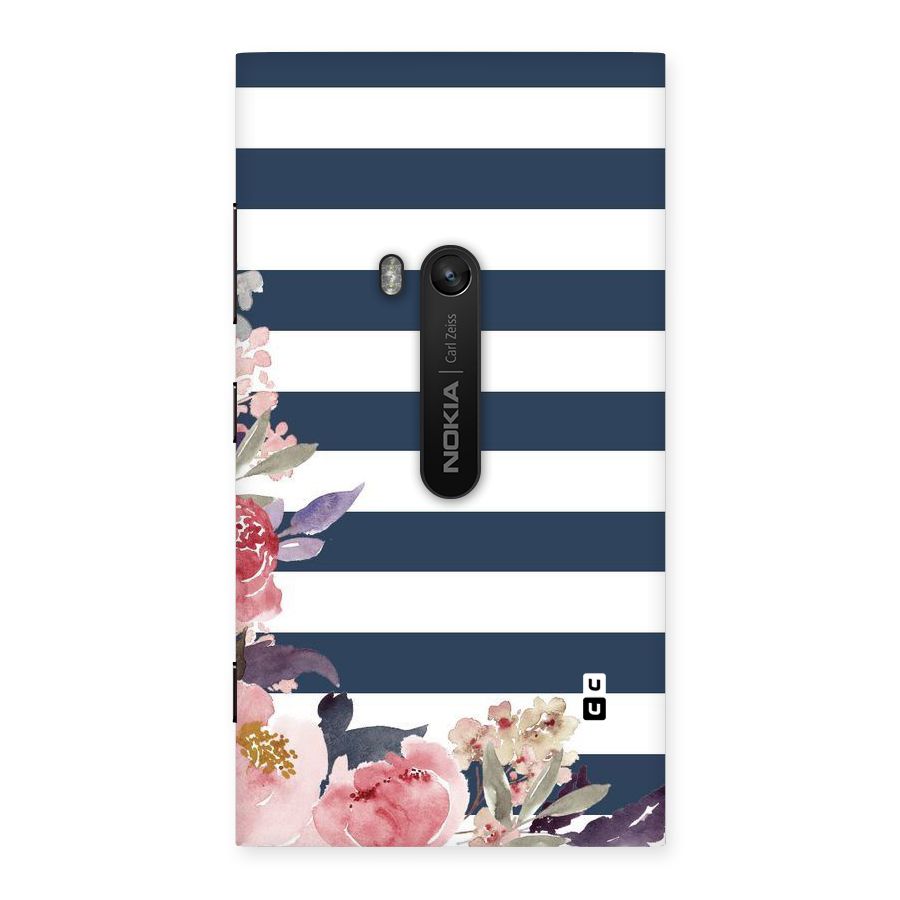 Floral Water Art Back Case for Lumia 920