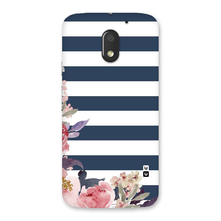 Floral Water Art Back Case for Moto E3 Power