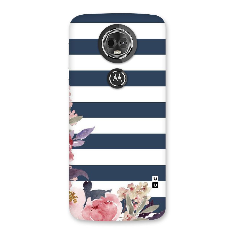 Floral Water Art Back Case for Moto E5 Plus