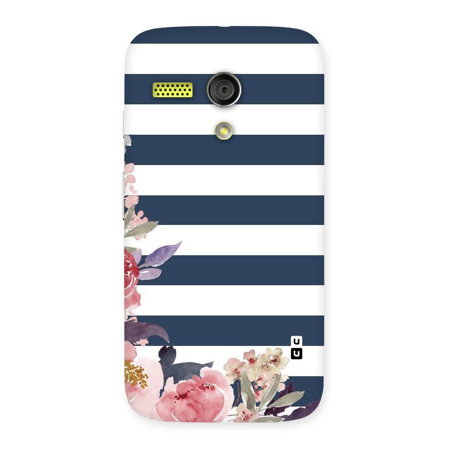Floral Water Art Back Case for Moto G