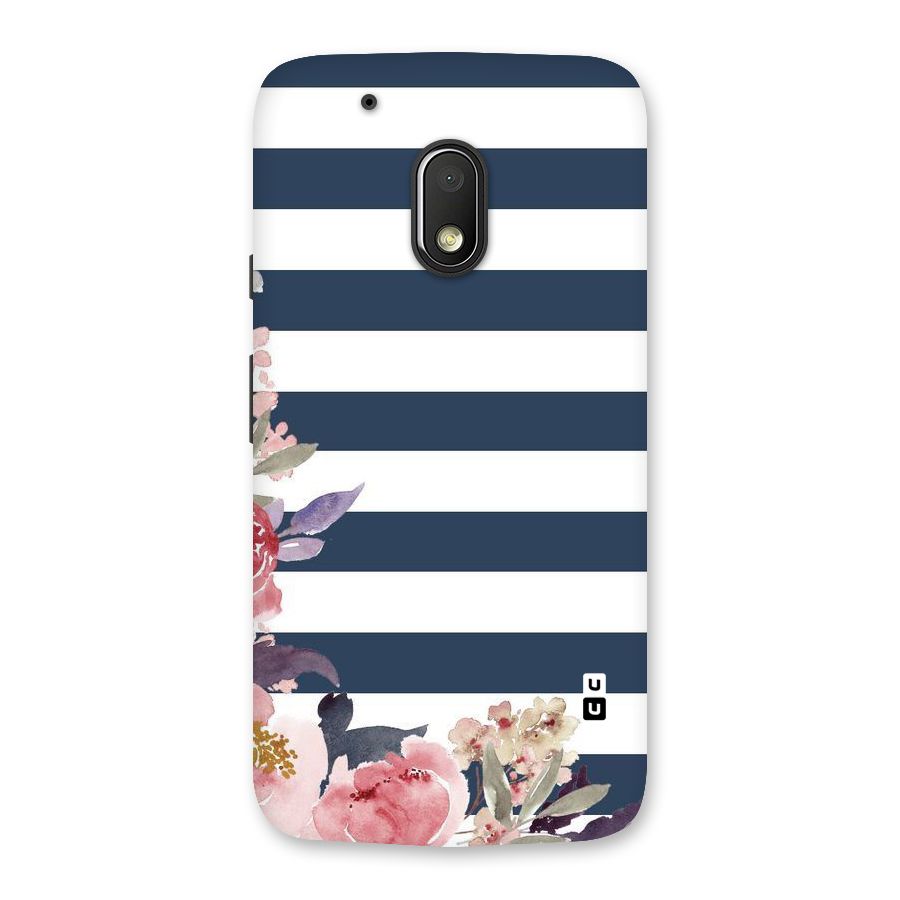 Floral Water Art Back Case for Moto G4 Play