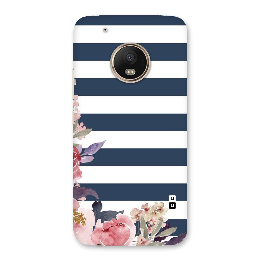 Floral Water Art Back Case for Moto G5 Plus