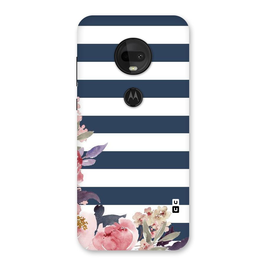 Floral Water Art Back Case for Moto G7