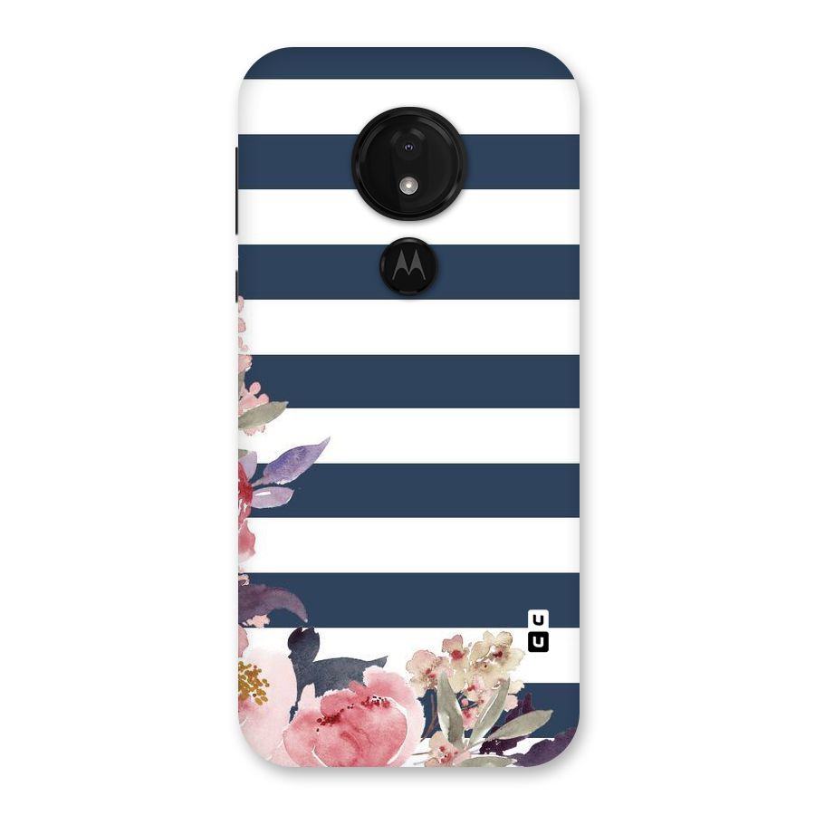 Floral Water Art Back Case for Moto G7 Power