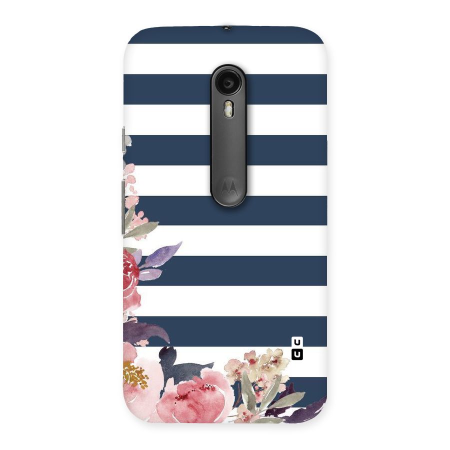 Floral Water Art Back Case for Moto G Turbo