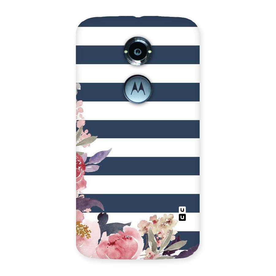 Floral Water Art Back Case for Moto X 2nd Gen