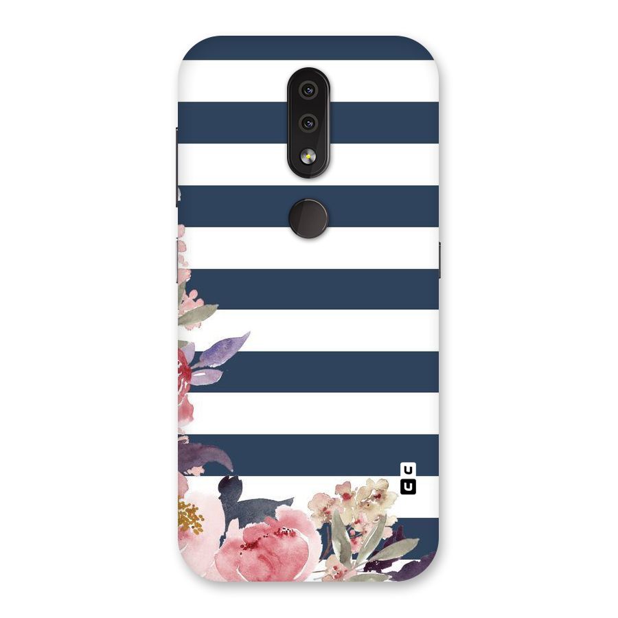 Floral Water Art Back Case for Nokia 4.2