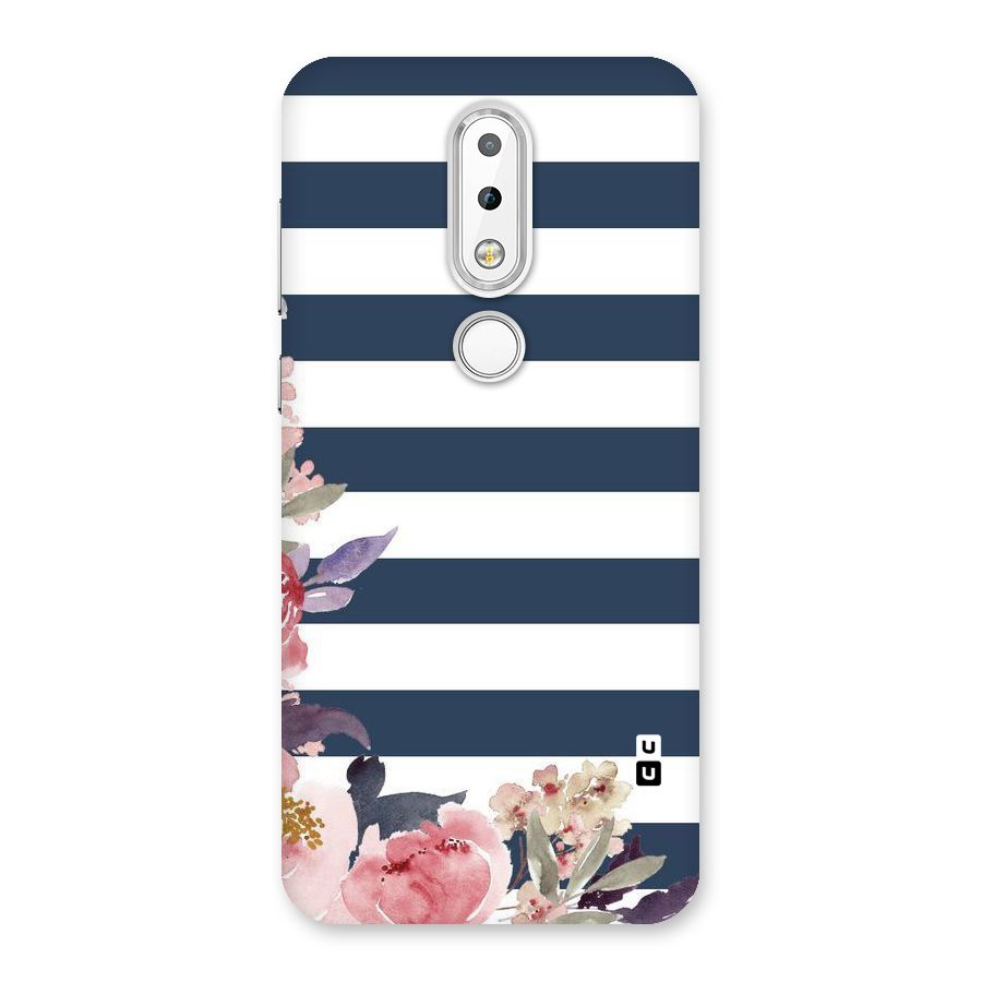 Floral Water Art Back Case for Nokia 6.1 Plus
