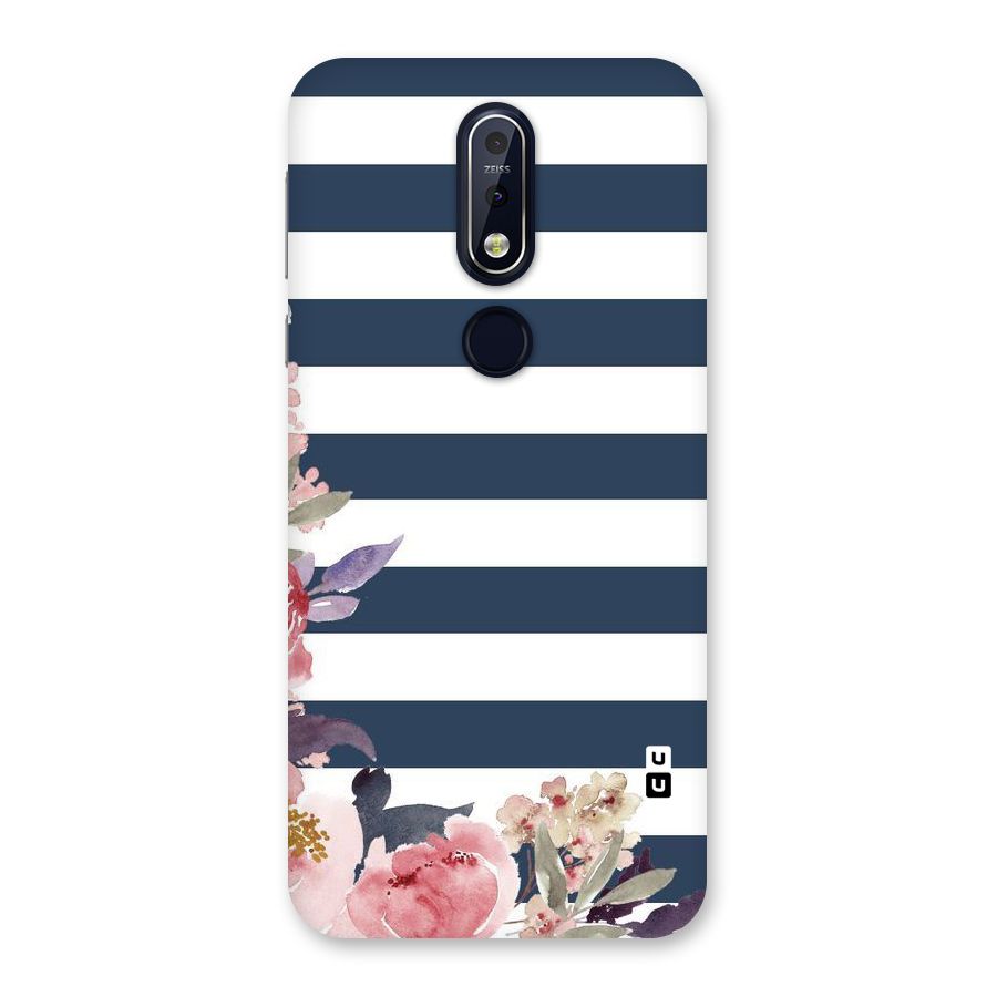Floral Water Art Back Case for Nokia 7.1