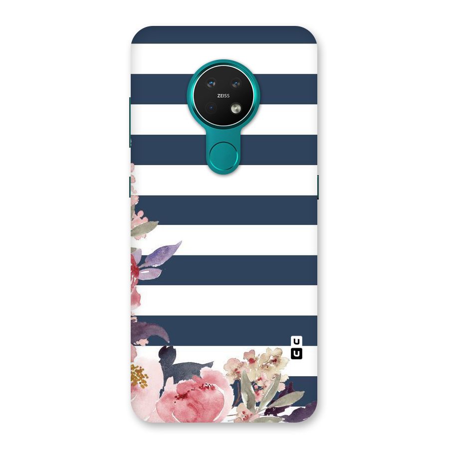 Floral Water Art Back Case for Nokia 7.2