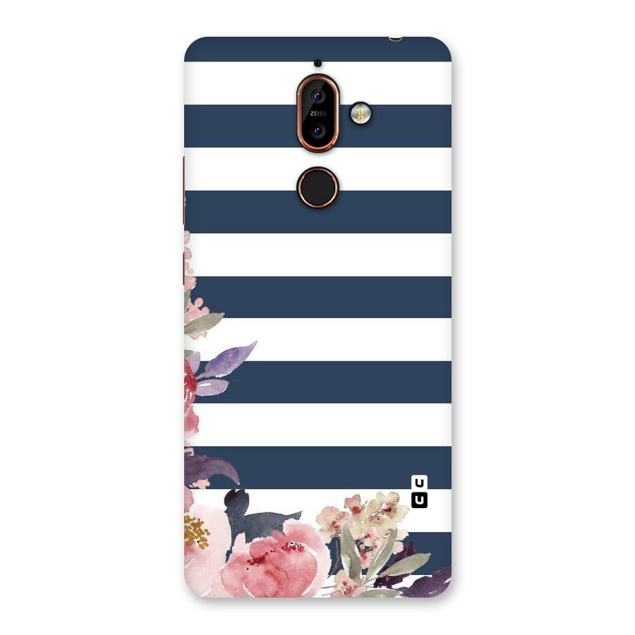 Floral Water Art Back Case for Nokia 7 Plus