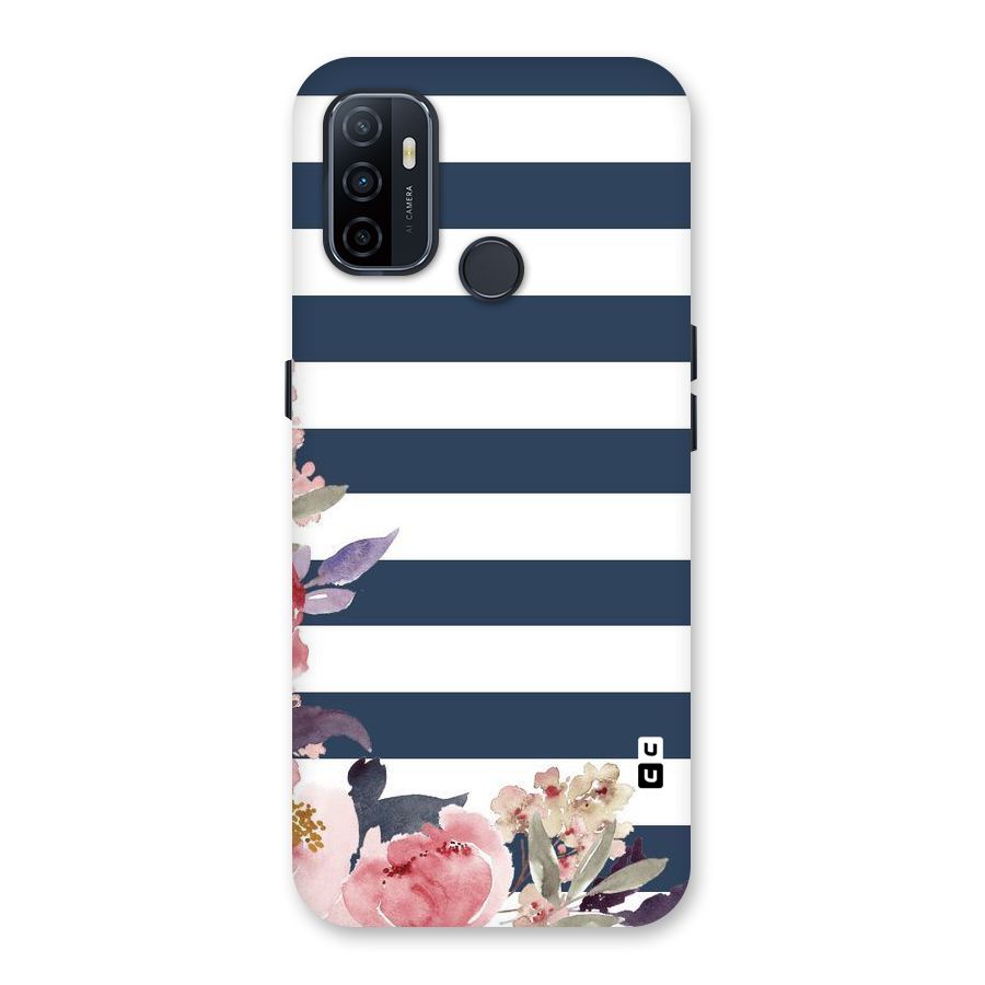 Floral Water Art Back Case for Oppo A32