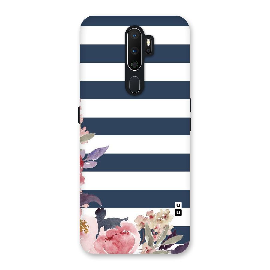 Floral Water Art Back Case for Oppo A5 (2020)