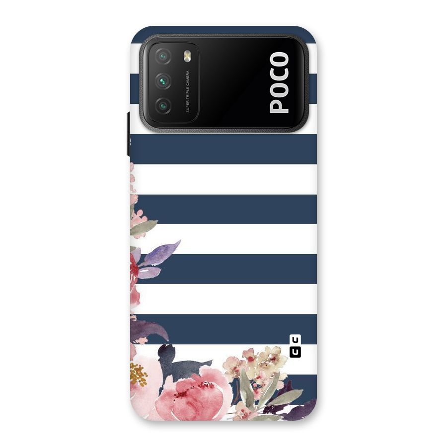 Floral Water Art Back Case for Poco M3