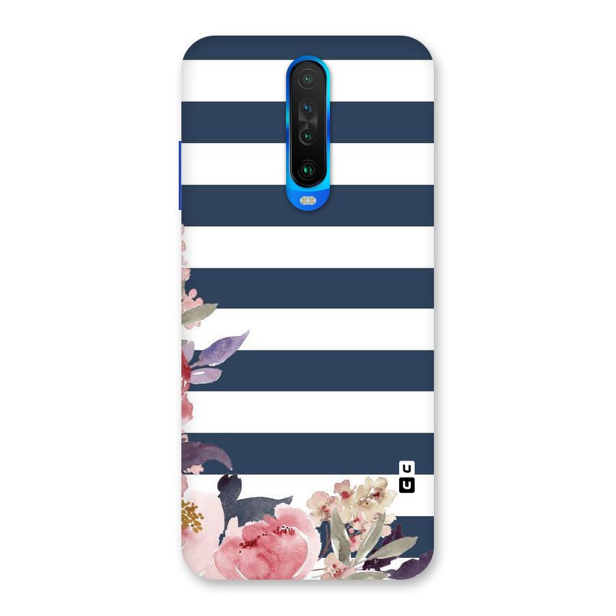 Floral Water Art Back Case for Poco X2