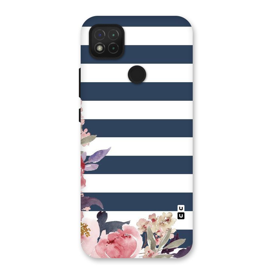 Floral Water Art Back Case for Redmi 9