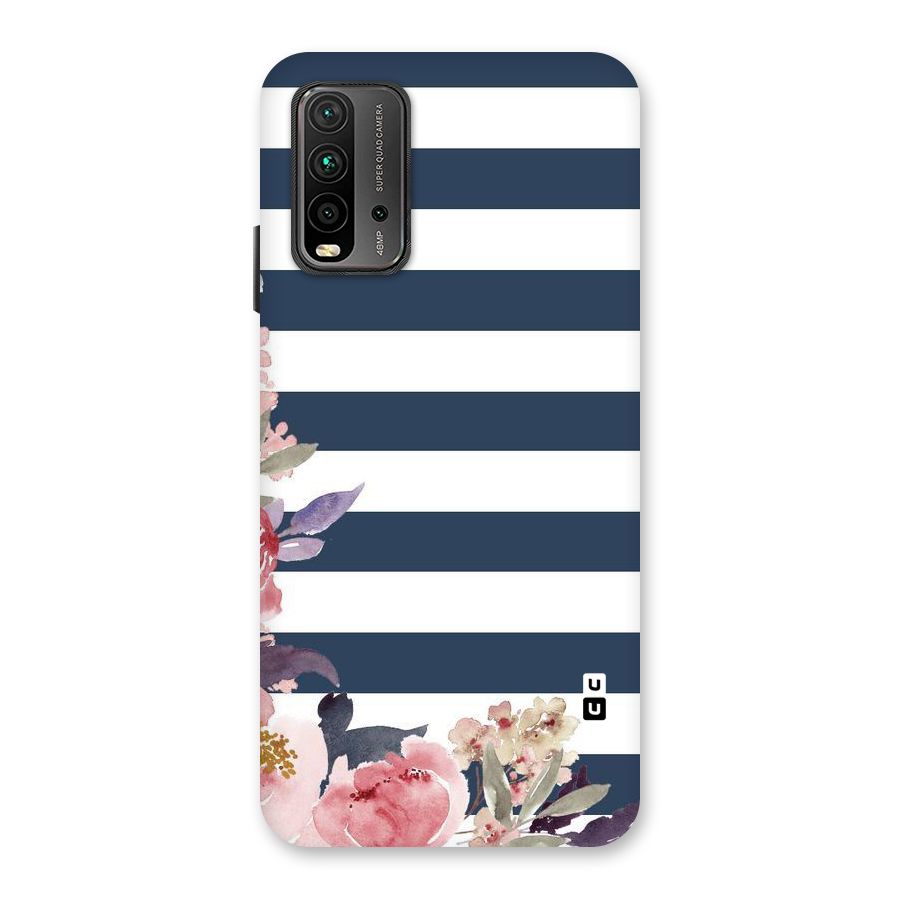 Floral Water Art Back Case for Redmi 9 Power