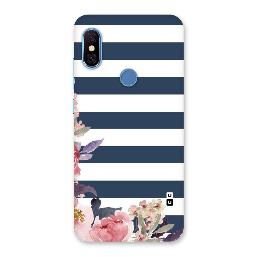 Floral Water Art Back Case for Redmi Note 6 Pro