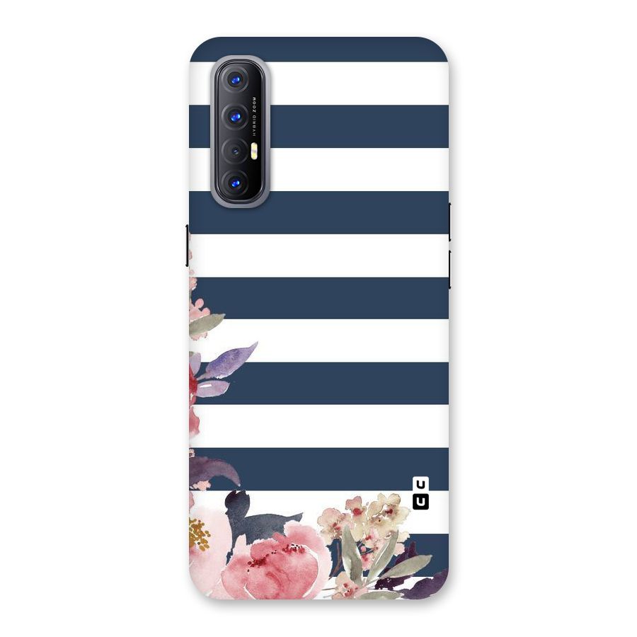 Floral Water Art Back Case for Reno3 Pro
