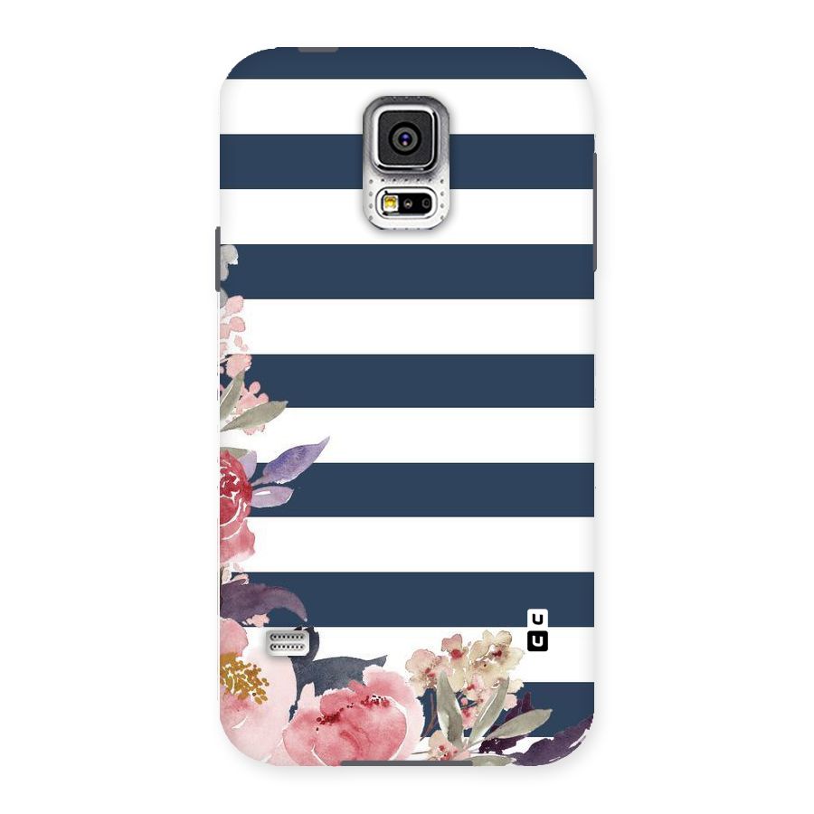 Floral Water Art Back Case for Samsung Galaxy S5