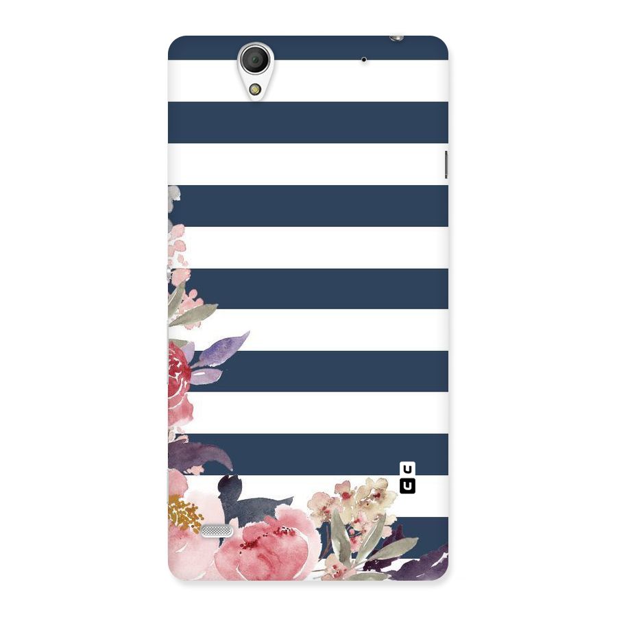 Floral Water Art Back Case for Sony Xperia C4