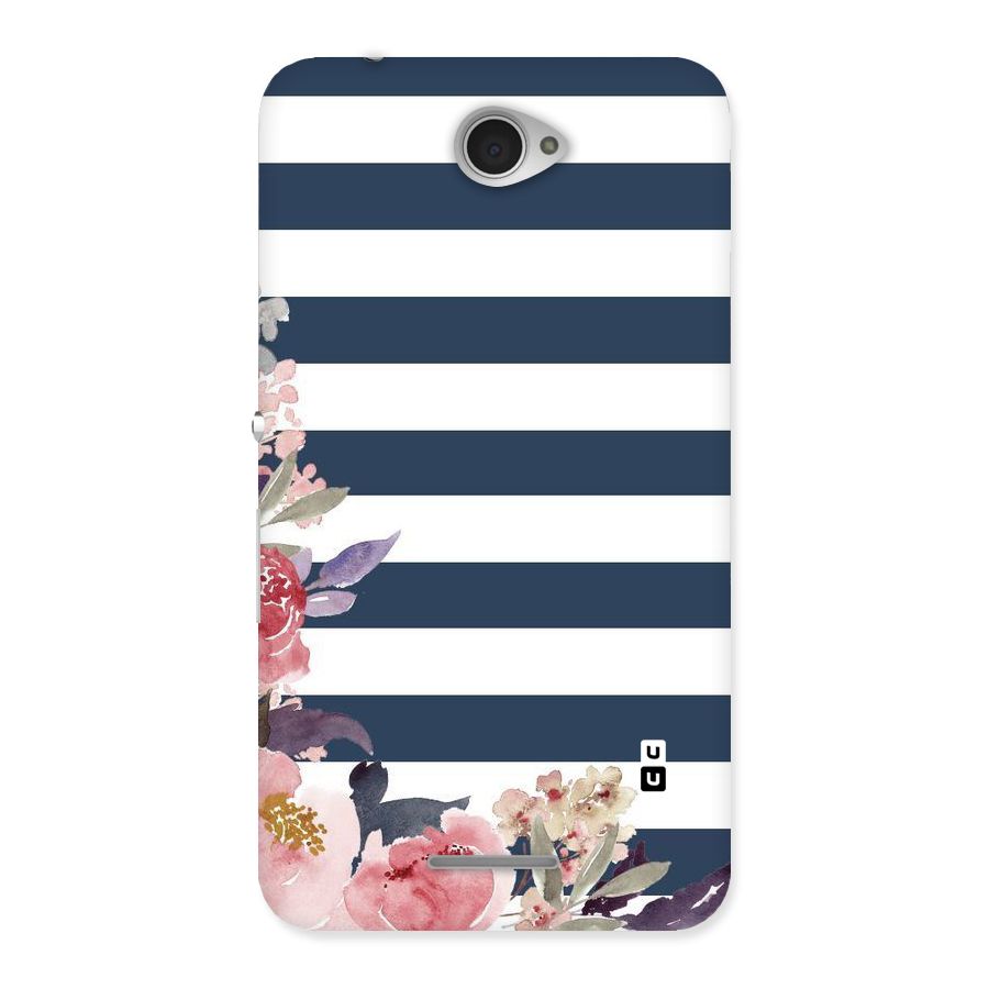 Floral Water Art Back Case for Sony Xperia E4