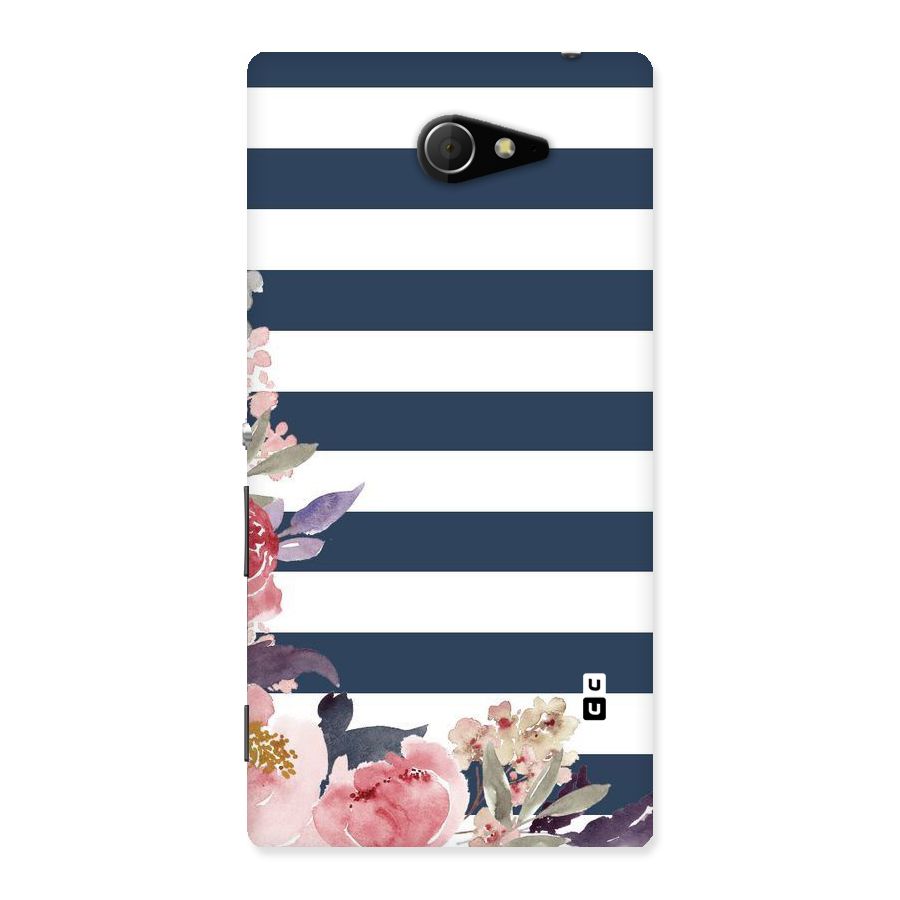 Floral Water Art Back Case for Sony Xperia M2