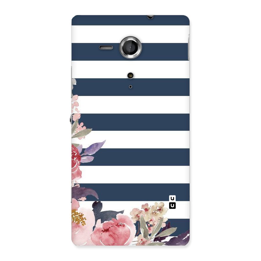 Floral Water Art Back Case for Sony Xperia SP
