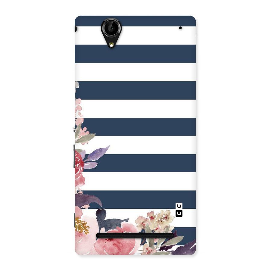 Floral Water Art Back Case for Sony Xperia T2