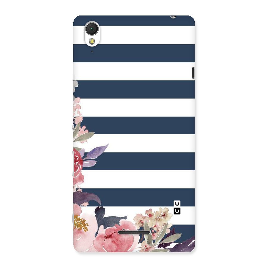 Floral Water Art Back Case for Sony Xperia T3