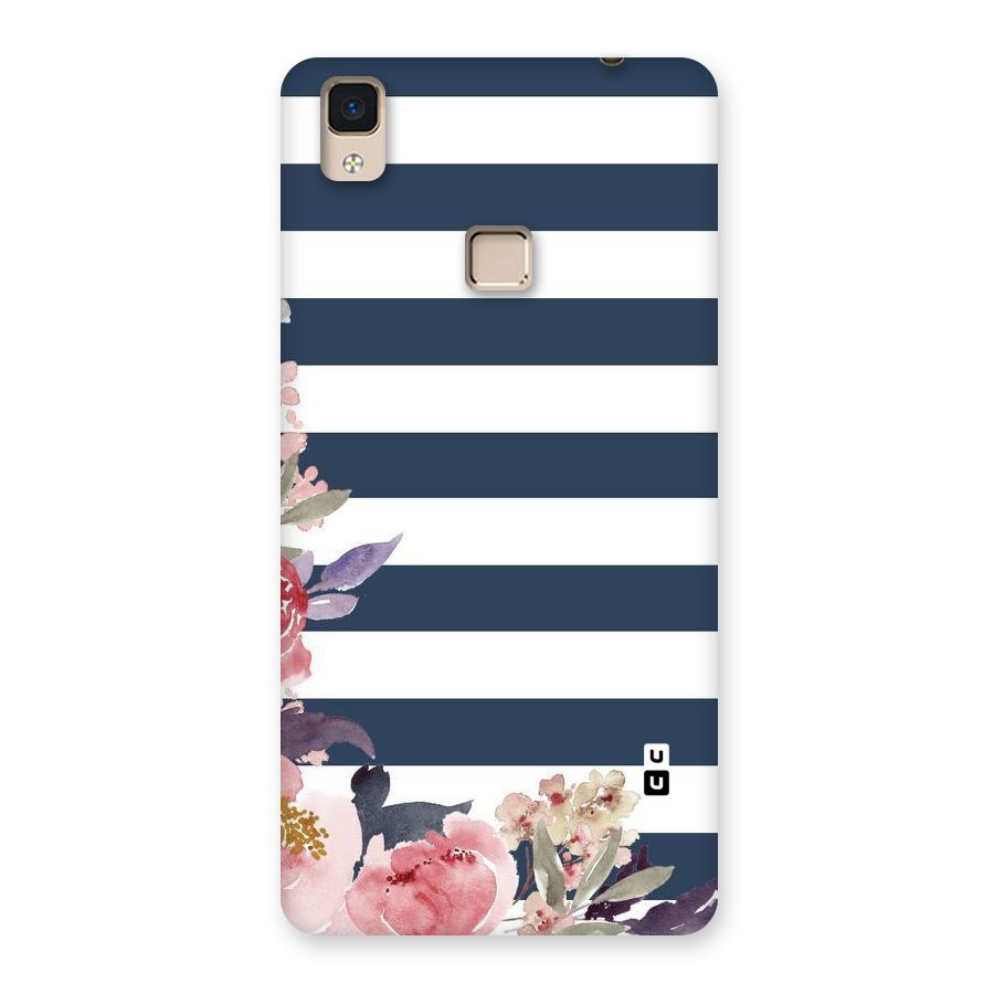 Floral Water Art Back Case for V3 Max